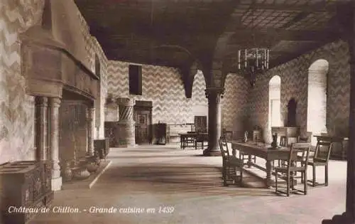 AK / Ansichtskarte  Chateau_Chillon_Montreux_VD Grande cuisine en 1439