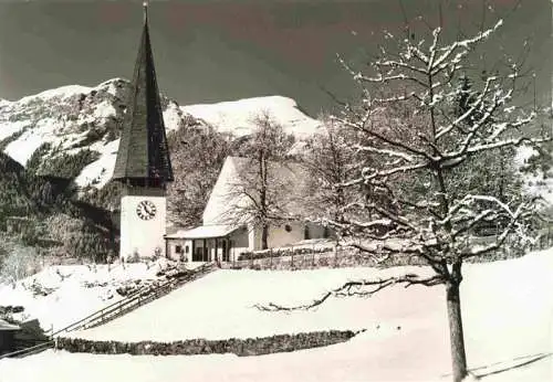 AK / Ansichtskarte  Wengen__BE Protestantische Kirche