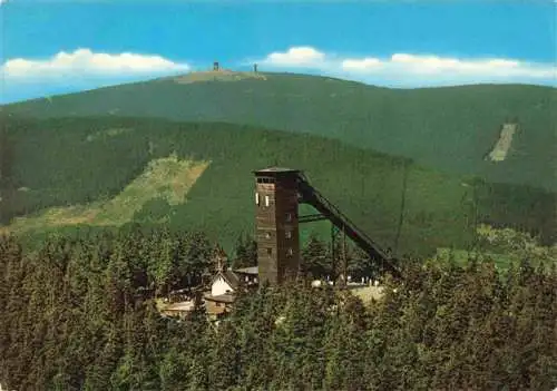 AK / Ansichtskarte 73964770 Braunlage Fliegeraufnahme Sprungschanze