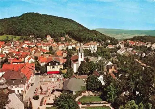 AK / Ansichtskarte 73964846 Lindenfels_Odenwald Teilansicht Luftkurort Blick von der Burg