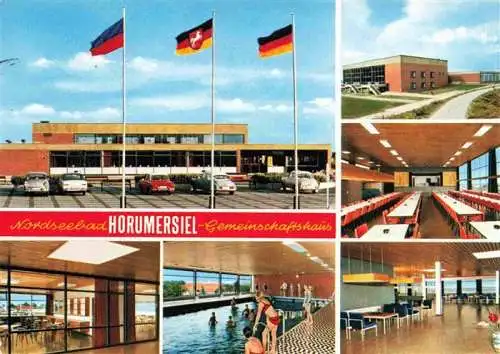 AK / Ansichtskarte 73964881 Horumersiel_Wangerland Gemeinschaftshaus Saal Hallenbad