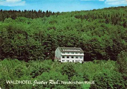 AK / Ansichtskarte 73964912 Neukirchen_Knuellgebirge Waldhotel Justus Ruh Fliegeraufnahme