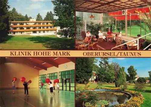 AK / Ansichtskarte  Oberursel_Taunus Klinik Hohe Mark Wintergarten Gymnastikhalle Klinikpark