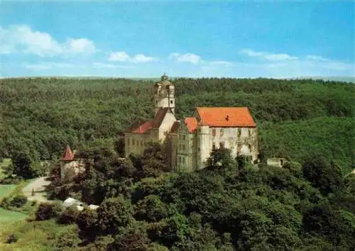 AK / Ansichtskarte  Ronneburg_Hessen Hotel Restaurant Ronneburg mit Aussichtsturm Fliegeraufnahme