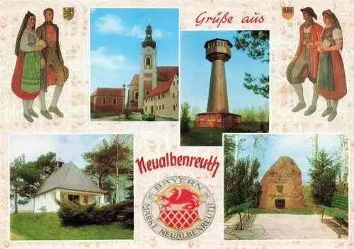 AK / Ansichtskarte  Neualbenreuth Kirche Grenzlandturm Kapelle Gedenkstaette