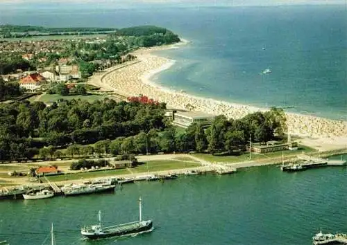 AK / Ansichtskarte  Travemuende_Ostseebad Fliegeraufnahme