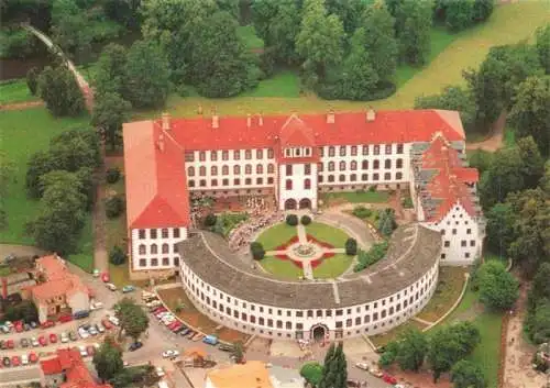 AK / Ansichtskarte 73964988 Meiningen_Thueringen Schloss Elisabethenburg Fliegeraufnahme