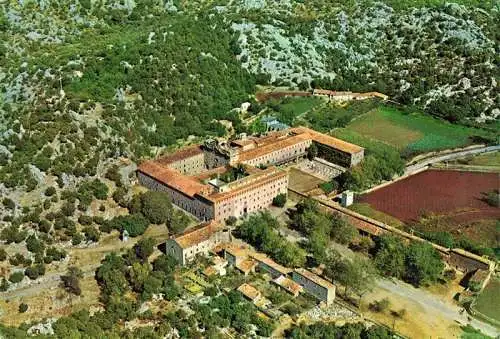 AK / Ansichtskarte 73964991 Lluc_Kloster_Mallorca_ES Santuario de Lluc Fliegeraufnahme