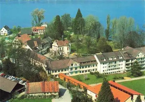 AK / Ansichtskarte  Mammern_Untersee Klinik Schloss Mammern Fliegeraufnahme