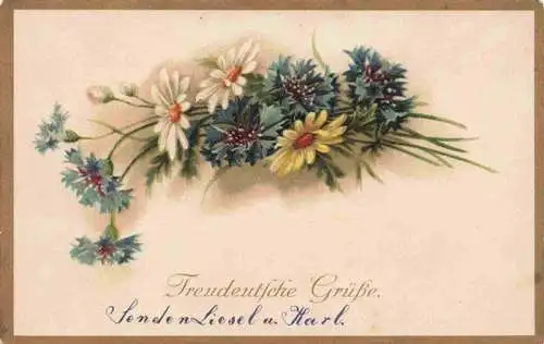 AK / Ansichtskarte  Margeriten_Daisies_Marguerites_Margaritas_Margherite-- Gruesse 