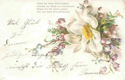 AK / Ansichtskarte  Blumen_Flowers_Fleurs Litho