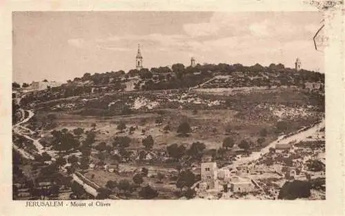 AK / Ansichtskarte 73965180 Jerusalem__Yerushalayim_Israel Panorama Mount of Olives