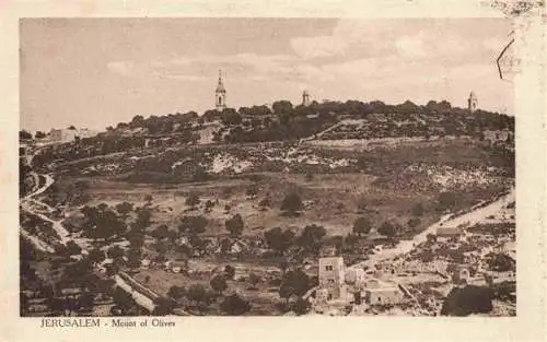 AK / Ansichtskarte  Jerusalem__Yerushalayim_Israel Panorama Mount of Olives