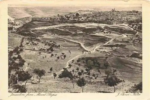 AK / Ansichtskarte 73965189 Jerusalem__Yerushalayim_Israel Panorama Blick vom Mount Scopus