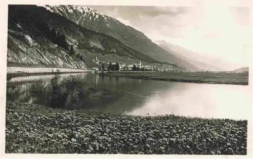 AK / Ansichtskarte  Samaden Panorama Partie am Inn