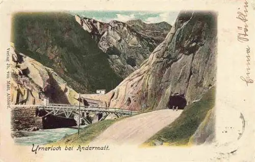 AK / Ansichtskarte  Andermatt_UR Urnerloch Tunnel