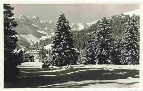 AK / Ansichtskarte  AROSA_GR Winterpanorama Wintersportplatz Alpen