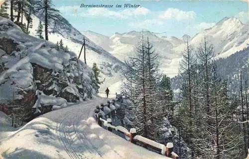 AK / Ansichtskarte  Berninastrasse im Winter