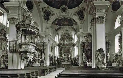 AK / Ansichtskarte  Schwyz_SZ Inneres der St. Martinskirche
