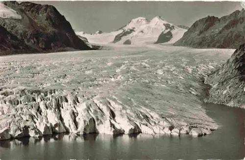 AK / Ansichtskarte  Maerjelensee_Aletsch_VS Bergsee am Grossen Aletschgletscher Moench und Truberg Alpen