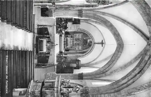 AK / Ansichtskarte  Chur_GR Inneres der Kathedrale