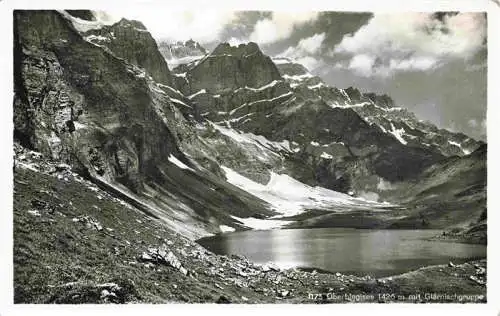 AK / Ansichtskarte  Oberblegisee_GL Bergsee mit Glaernischgruppe Bergwelt Alpen