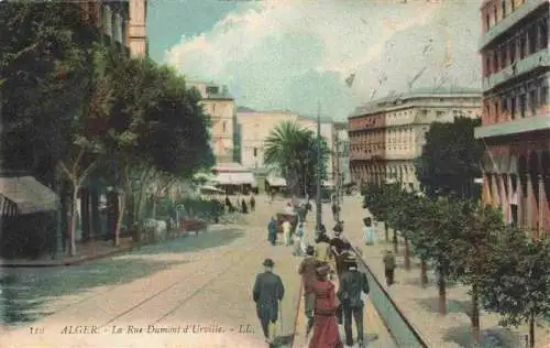 AK / Ansichtskarte  ALGER_Algier_Algerie Rue Dumont d'Urville