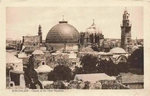 AK / Ansichtskarte 73965284 Jerusalem__Yerushalayim_Israel Church of the Holy Sepulchre
