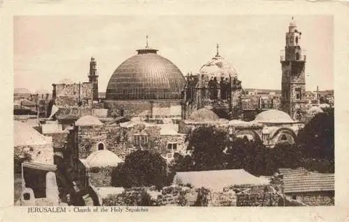 AK / Ansichtskarte  Jerusalem__Yerushalayim_Israel Church of the Holy Sepulchre