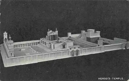 AK / Ansichtskarte 73965287 Jerusalem__Yerushalayim_Israel Herod's Temple Modell