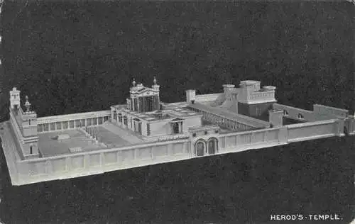 AK / Ansichtskarte  Jerusalem__Yerushalayim_Israel Herod's Temple Modell