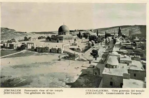 AK / Ansichtskarte 73965288 Jerusalem__Yerushalayim_Israel Panoramic view of the temple