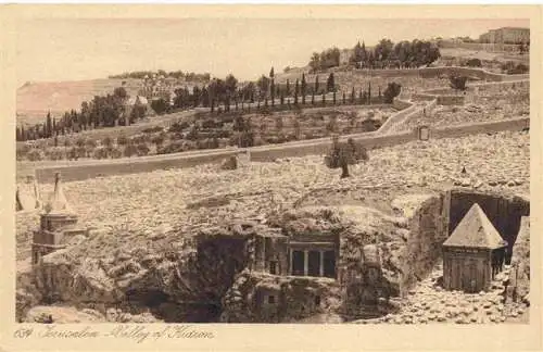 AK / Ansichtskarte  Jerusalem__Yerushalayim_Israel Valley of Kidron