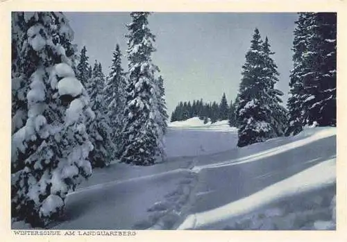 AK / Ansichtskarte  Landquart_GR Winteridyll am Landquartberg