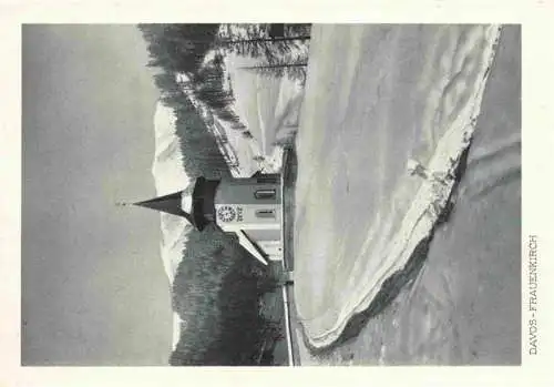 AK / Ansichtskarte  Frauenkirch_Davos_GR Kirche