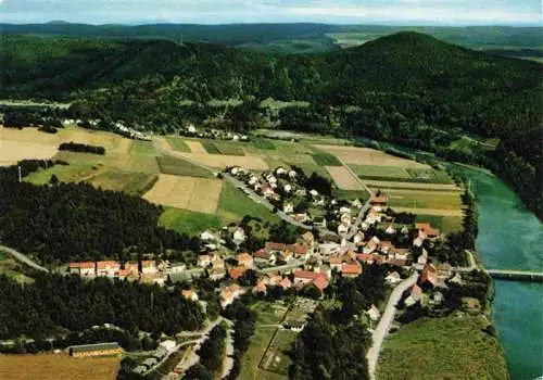 AK / Ansichtskarte  Hemfurth-Edersee_Edertal Fliegeraufnahme