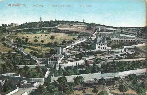 AK / Ansichtskarte  Jerusalem__Yerushalayim_Israel Panorama oelberg