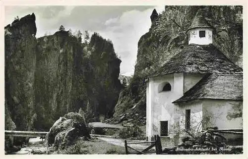 AK / Ansichtskarte  Airolo_TI Stalvedro-Schlucht Kapelle