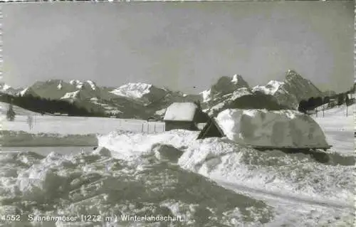 AK / Ansichtskarte  Saanenmoeser_BE Winterlandschaft Berner Alpen