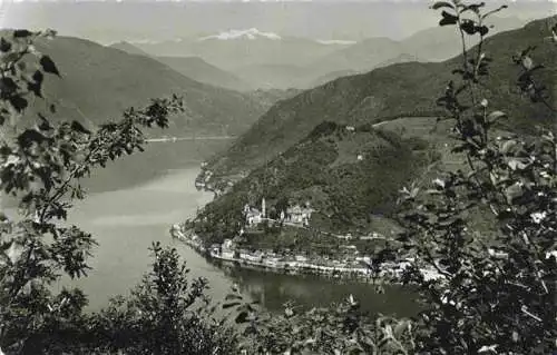 AK / Ansichtskarte  Serpiano_Lugano_TI Panorama Blick auf Morcote Luganersee Alpen