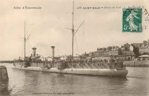 AK / Ansichtskarte  Marine__Warships_France Cote d'emeraude 4488 Saint-Malo