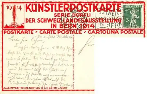 AK / Ansichtskarte  Landesausstellung_Bern_1914 Serie Doerfli  Schweiz