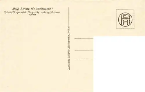 AK / Ansichtskarte  Walzenhausen_AR Asyl Schutz Walzenhausen Privat Pflegeanstalt fuer geistig zurueckgebliebene Kinder