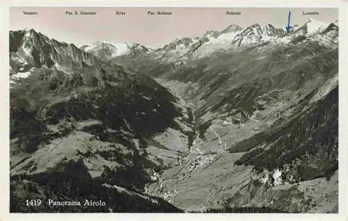 AK / Ansichtskarte  Airolo_TI Panorama Feldpost