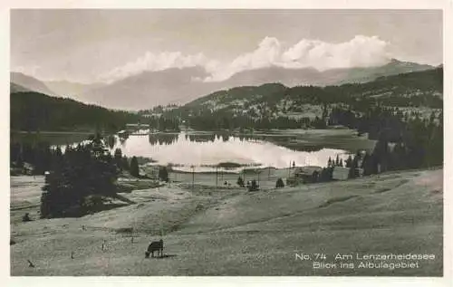AK / Ansichtskarte  Lenzerheidesee_Lenzerheide_GR Blick ins Albulagebiet