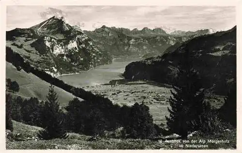 AK / Ansichtskarte  Niederurnen_GL Blick von der Alp Morgenholz