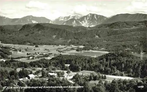 AK / Ansichtskarte  Keutschach_am_See_Kaernten_AT Blick vom Pyramidenkogel auf Keutschachersee und Karawanken