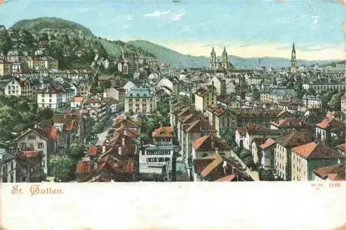 AK / Ansichtskarte  St_Gallen_SG Stadtblick