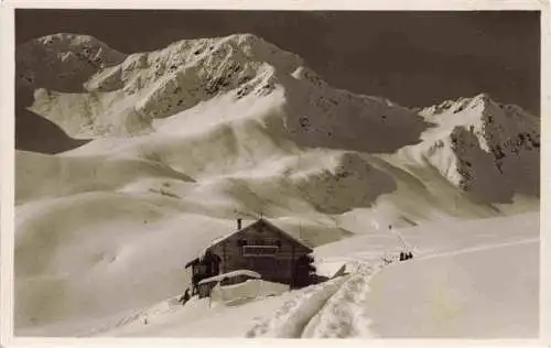 AK / Ansichtskarte  Schwarzwasserhuette_1651m_Vorarlberg_AT mit Gruenhorn