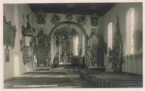 AK / Ansichtskarte 73965618 Bartholomaeberg_1100m_Vorarlberg_AT Pfarrkirche Inneres